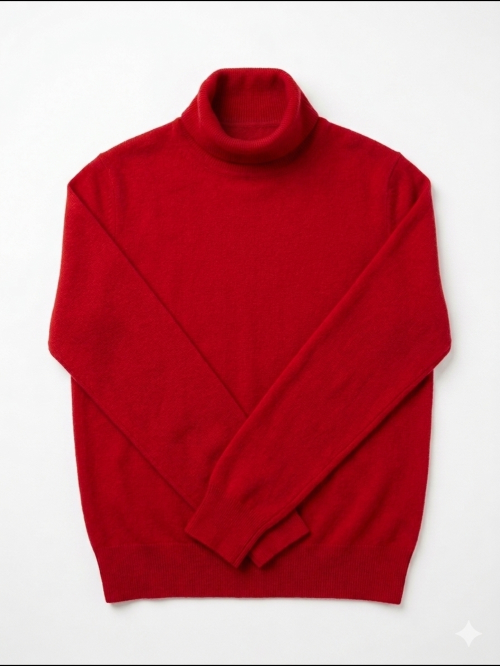 Vintage Jillian Exclusively Red Lambswool Blend Turtleneck Sweater